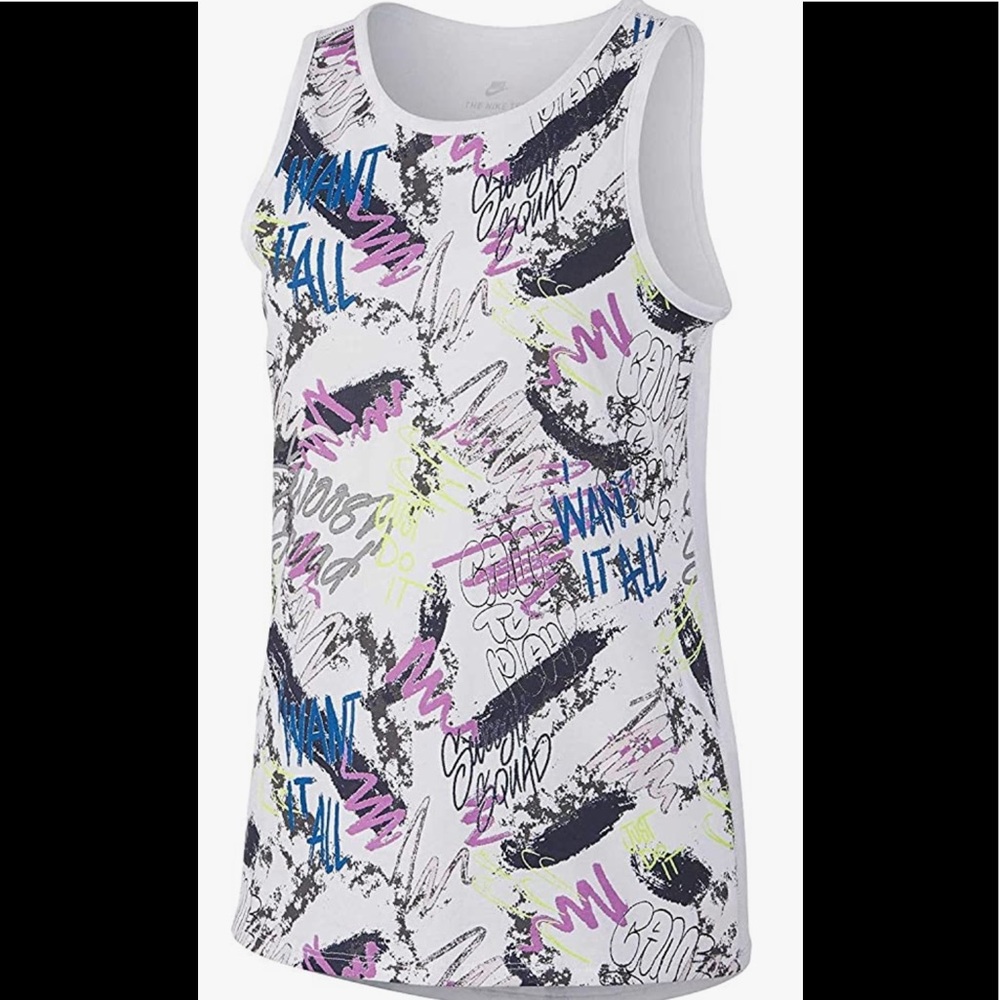 Nike Girls' Sportswear Fresh Prints Tank Top
